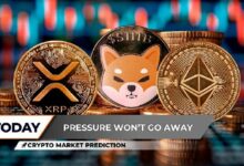 توقعات سوق العملات الرقمية: هل يصل شيبا إينو (SHIB) إلى القاع؟ إكس آر بي يصمد بصعوبة، وإيثيريوم يستقبل تقاطع الموت عند 2,829 دولار