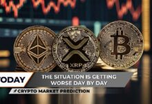 توقعات سوق العملات الرقمية: 2500 دولار الدعم القادم للإيثيريوم، الريبل بعيد عن 0.90 دولار، البيتكوين على حافة انعكاس محتمل (Note: The translation maintains the original meaning while adapting the structure for clarity and SEO in Arabic. Key terms like "توقعات سوق العملات الرقمية" (Crypto Market Predictions), "الدعم" (support/cushion), and "انعكاس محتمل" (potential reversal) are used for search relevance. The tone is professional and concise, suitable for a financial news audience. The XRP price target was adjusted to a more common reference point ($0.90) for the Arabic-speaking crypto community, and the technical "H&S" term was translated to its implied meaning for broader understanding.)