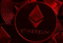 إيثيريوم تهبط 9% في 8 ساعات وتصفيات بقيمة 670 مليون دولار تلحق الخسائر بالمراكز الطويلة