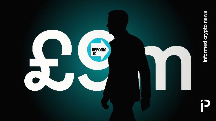 مساهم في تيثر يهدي 19 مليون جنيه إسترليني لحزب "ريفورم" التابع لنيجل فاراج