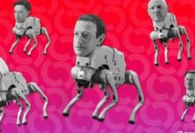 بيبل يصنع كلابًا آلية برؤوس ماسك وزوكربيرج ووارهول تنتج رموزًا غير قابلة للاستبدال (NFTs)