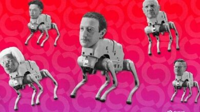 بيبل يصنع كلابًا آلية برؤوس ماسك وزوكربيرج ووارهول تنتج رموزًا غير قابلة للاستبدال (NFTs)