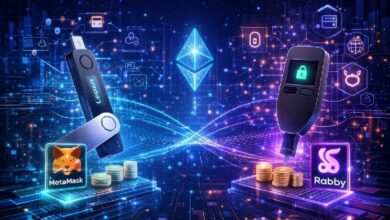 كيفية استيراد محفظة الأجهزة إلى MetaMask و Rabby