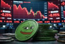 ضغوط على PEPE: هل يستطيع الثيران الصمود أمام الدببة أم سيهوي السعر مرة أخرى؟