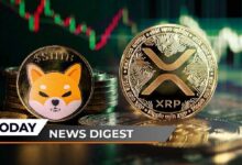 **ملخص U.Today اليومي: XRP يدخل منطقة "الخوف الشديد"، حجم تداول Shiba Inu (SHIB) ينهار إلى أدنى مستوى في 2026، سعر Dogecoin (DOGE) يستعد لصعود 30%**