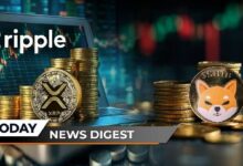 ملخص العملات الرقمية: مسؤول في ريبل يؤكد أولوية الـ XRP، سعر شيبا إينو (SHIB) يستعد لقفزة 10٪، فيديليتي تطلق منافسًا للـ RLUSD على إيثيريوم