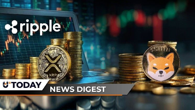 ملخص العملات الرقمية: مسؤول في ريبل يؤكد أولوية الـ XRP، سعر شيبا إينو (SHIB) يستعد لقفزة 10٪، فيديليتي تطلق منافسًا للـ RLUSD على إيثيريوم