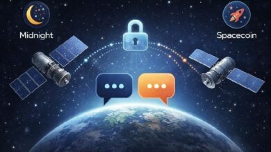 شراكة منتصف الليل مع سبيسكوين لبناء مراسلة خصوصية عبر البنية التحتية للأقمار الصناعية