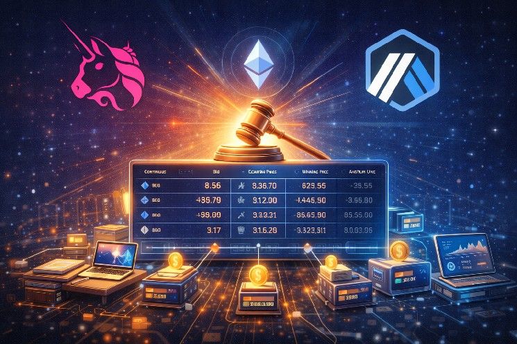 يونيسواب تطلق مزادات التصفية المستمرة على شبكة آربيتروم ون