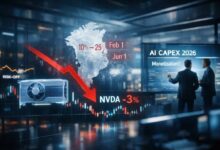 سهم إنفيديا يهوي بأكثر من 3%: محللون يرون أن "شهر عسل الذكاء الاصطناعي" قد انتهى