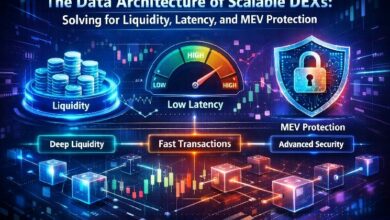 هندسة البيانات في منصات التبادل اللامركزية القابلة للتوسع: حلول السيولة والسرعة والحماية من استغلال القيمة المستخرجة