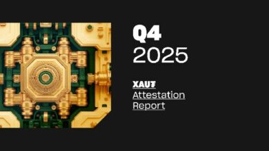 "تيدر جولد" تهيمن على أكثر من نصف سوق العملات المستقرة المدعومة بالذهب مع تجاوز قيمة "XAU₮" 4 مليار دولار