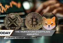 مراجعة سوق العملات الرقمية: XRP يفقد زخمه، Bitcoin (BTC) يشير إلى ظروف التشبع البيعي، Shiba Inu (SHIB) يواجه رفضًا تحت نطاق سعري ضيق