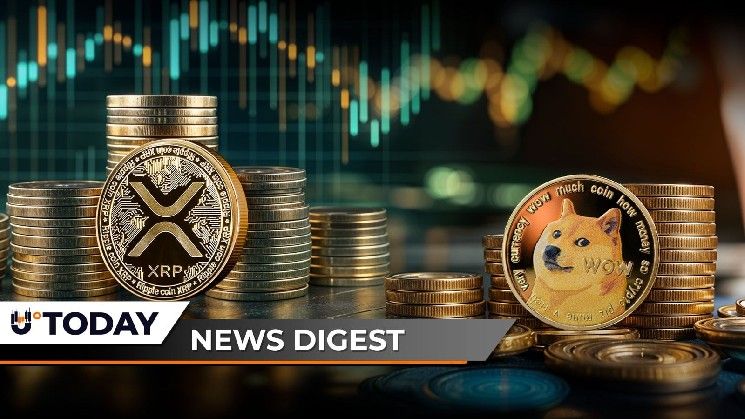 ملخص U.Today اليوم: مليونيرات XRP يستيقظون، مشترو Shiba Inu يتدخلون، ودوجكوين تشهد ارتفاعًا بنسبة 10,782% في حجم العقود الآجلة