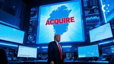 مقامرة ترامب على غرينلاند تتحول إلى رهان على توقعات العملات الرقمية