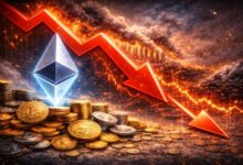 إيثير تهبط 10% بينما تستهدف الدببة أدنى مستوى 22 يونيو: توقعات السوق