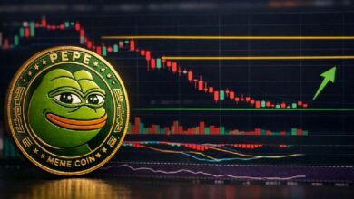 عملة PEPE تهبط 38% في شهر: هل هناك أمل في تعافٍ قريب؟
