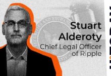 رئيس الشؤون القانونية في ريبل ستيوارت ألدروتي يؤكد مشاركته في محادثات بالغة الأهمية بالبيت الأبيض