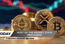 مراجعة سوق العملات الرقمية: هل أثبت الإيثيريوم 2000 دولار كقاع جديد؟ نطاق تداول البيتكوين يضيق وريبل يواجه خطر ركود طويل الأمد