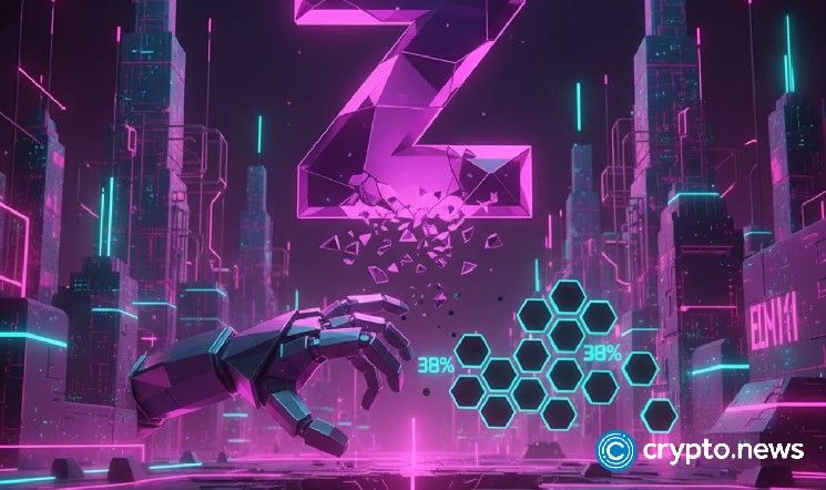تتعرض عملة Zcash لخطر انخفاض بنسبة 66% مع تخفيض كبار الحاملين لحصصهم بنسبة 38%
