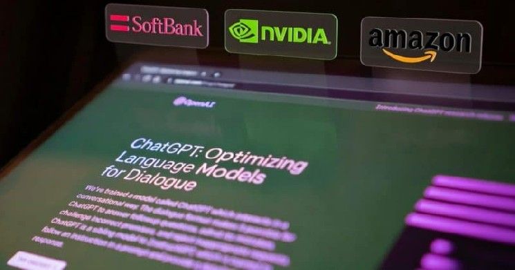 أوبن إيه آي تُغلق جولة تمويل بقيمة 110 مليار دولار بتقييم 730 مليار دولار بمشاركة سوفت بنك وإنفيديا وأمازون