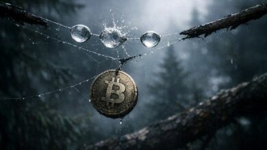 بيتكوين يدخل نافذة عالية المخاطر مع تصاعد الضغوط الائتمانية تحت فقاعة أسهم قياسية بنسبة 206%