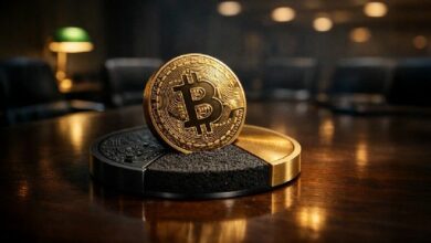 البيتكوين يبتعد عن صفة "الذهب الرقمي" مع انهيار ارتباط الذهب الحقيقي بالدولار نحو الصفر