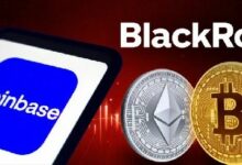 بلاك روك تنقل 150 مليون دولار من البيتكوين والإيثيريوم من حفظة كوينبيس