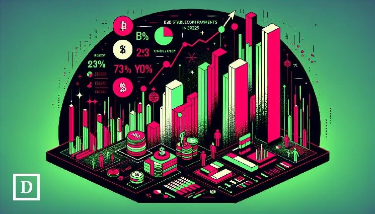 مدفوعات العملات المستقرة بين الشركات تسجل نمواً يفوق 730% على أساس سنوي في 2025