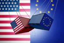 الاتحاد الأوروبي يعلن احتمال تعليق الموافقة على اتفاقية التعريفة الجمركية المتفق عليها سابقًا مع الولايات المتحدة
