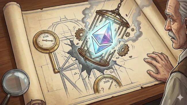 انهيار سعر الإيثيريوم إلى ٢٢٠٠ دولار يرفع مخاطر هبوطه دون ٢٠٠٠ دولار