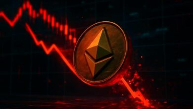 سعر الإيثيريوم تحت الضغط: المخطط اليومي في منطقة ذروة البيع يصطدم باستمرار مع الارتدادات الهشة خلال الجلسة