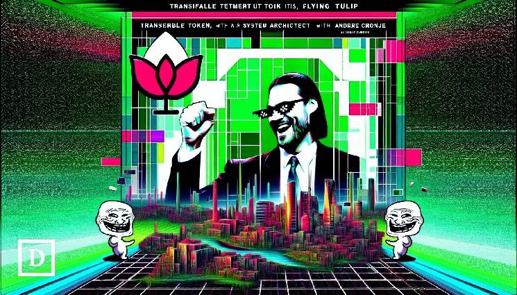 رمز توليب الطائر لأندريه كرونيه يتداول قرب القيمة السوقية الأرضية البالغة مليار دولار