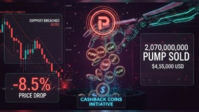 تنبيه سعر PUMP: بيع بقيمة 4.55 مليون دولار يثير مخاوف الهبوط