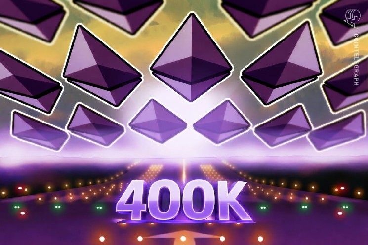 أبحاث السوق تتخلص من أكثر من 400 ألف إيثريوم مع تصاعد مخاطر التصفية