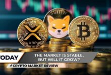 مراجعة سوق العملات الرقمية: القاع المزدوج لـ XRP قد يكون المفتاح، بيتكوين على الحافة تماماً، سعر شيبا إينو (SHIB) عالق الآن