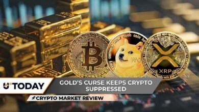مراجعة سوق العملات الرقمية: معركة البيتكوين (BTC) والذهب تتكشف الآن، وريبل (XRP) تصل إلى سقف سعري، وتحليل فرص دوجكوين (DOGE) في التعافي هذا الشهر