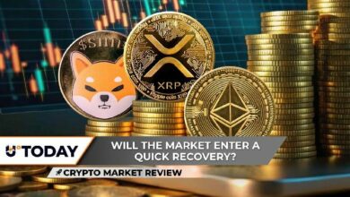 مراجعة سوق العملات الرقمية: قفزة الريبل (XRP) بمليار دولار، إيثيريوم (ETH) يعود للمنطقة الخضراء، شيبا إينو (SHIB) في اتجاه صاعد حصريًا