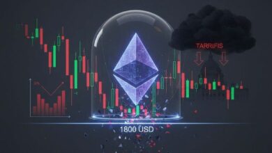 إيثيريوم (ETH) يهوي لكنه يحافظ على دعم 1800 دولار: ما التوقعات القادمة؟