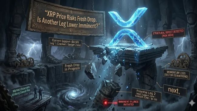 سعر XRP يواجه خطر انخفاض جديد: هل يستعد لموجة هبوط أخرى؟