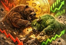 بتكوين يسجل خامس شهر هبوط متتالي.. والمؤشرات التاريخية تشير إلى احتمالية صعود قوي قادم