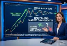 تباطأ صعود سعر البيتكوين.. مرحلة التجميع تشير إلى الحركة التالية المحتملة