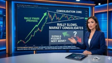 تباطأ صعود سعر البيتكوين.. مرحلة التجميع تشير إلى الحركة التالية المحتملة