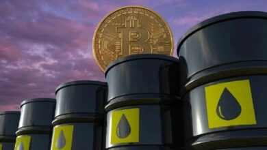 لحظات ساخنة: النفط الخام يتجاوز 100 دولار بينما ينخفض سعر البيتكوين