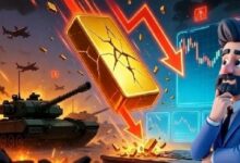 تراجع عملتي XAUt وPAXG وسط انهيار أوسع لسوق الذهب