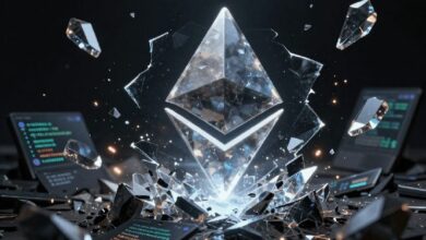 انهيار سعر الإيثيريوم: ETH يهبط تحت 2000 دولار مع اختراق خط الاتجاه الرئيسي