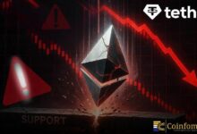 إثيريوم تواجه خطر فقدان المركز الثاني مع اقتراب تيثر من المنافسة