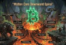 سعر البيتكوين يخترق حاجز 70 ألف دولار والمتحمسون للبيع يتطلعون لمزيد من الانخفاض