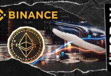 حوت عملات رقمية ينقل 9,000 إيثيريوم من منصة بينانس