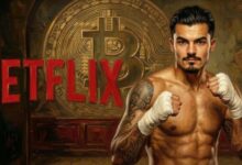 نتفليكس تحظر إعلانات البيتكوين على ملابس الملاكمين في بث مباراة جيك بول ضد أنتوني جوشوا